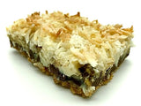 German Chocolate Bar! 3-3.5 oz Red Door Bakery Homemade Dessert and Granola Bars with chocolate, coconut, and nuts!