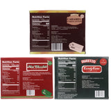 Christmas Candy Spoons Assortment, Peppermint, Caramel, and Mint Chocolate Flavored Stirrers, Hot Cocoa Bar Essentials, 36 Total Pieces (Set of 3)