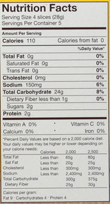 Schar - Crispbread - Certified Gluten Free - No GMO's, Lactose, Fat, Cholesterol, Wheat or Preservatives - (5.3 oz)