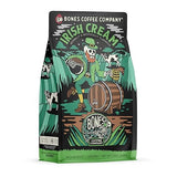 Bones Coffee Company Irish Cream, Creamy Liqueur Flavored Coffee, Medium Roast Low Acid Arabica Beans Compatible with Auto drip and French Press