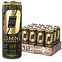 OMNI Energy Drink Pineapple MK2 12 Oz (Pack of 12) | Contains 200mg Clean Caffeine, B Vitamins | Sugar-Free, Low Calorie, Energy Drink for All-Day
