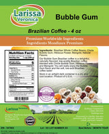 Bubble Gum Brazilian Coffee (Gourmet, Naturally Flavored, Whole Coffee Beans) (4 oz, ZIN: 547882) - 3 Pack