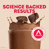 Atkins Dark Chocolate Royale Protein Shake, High Protein Shakes, Low Glycemic, Low Carb and Low Sugar Chocolate Flavored Protein Shakes, Keto