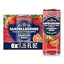 Sanpellegrino Italian Sparkling Drink Aranciata Rossa, Sparkling Orange and Blood Orange Beverage, 11.15 Fl Oz Can