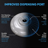 Wipex Disinfecting Wipes Bulk Bundle: Premium White Dispenser with Trash Bin - Stainless Steel and 2 Packs of 800ct EPA Wipes Refill Roll