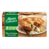 Marie Callender's Chicken Pot Pie, Microwave Meal With White Meat Chicken in a Flaky Crust, Frozen Meal, 40 OZ, 4 Pack