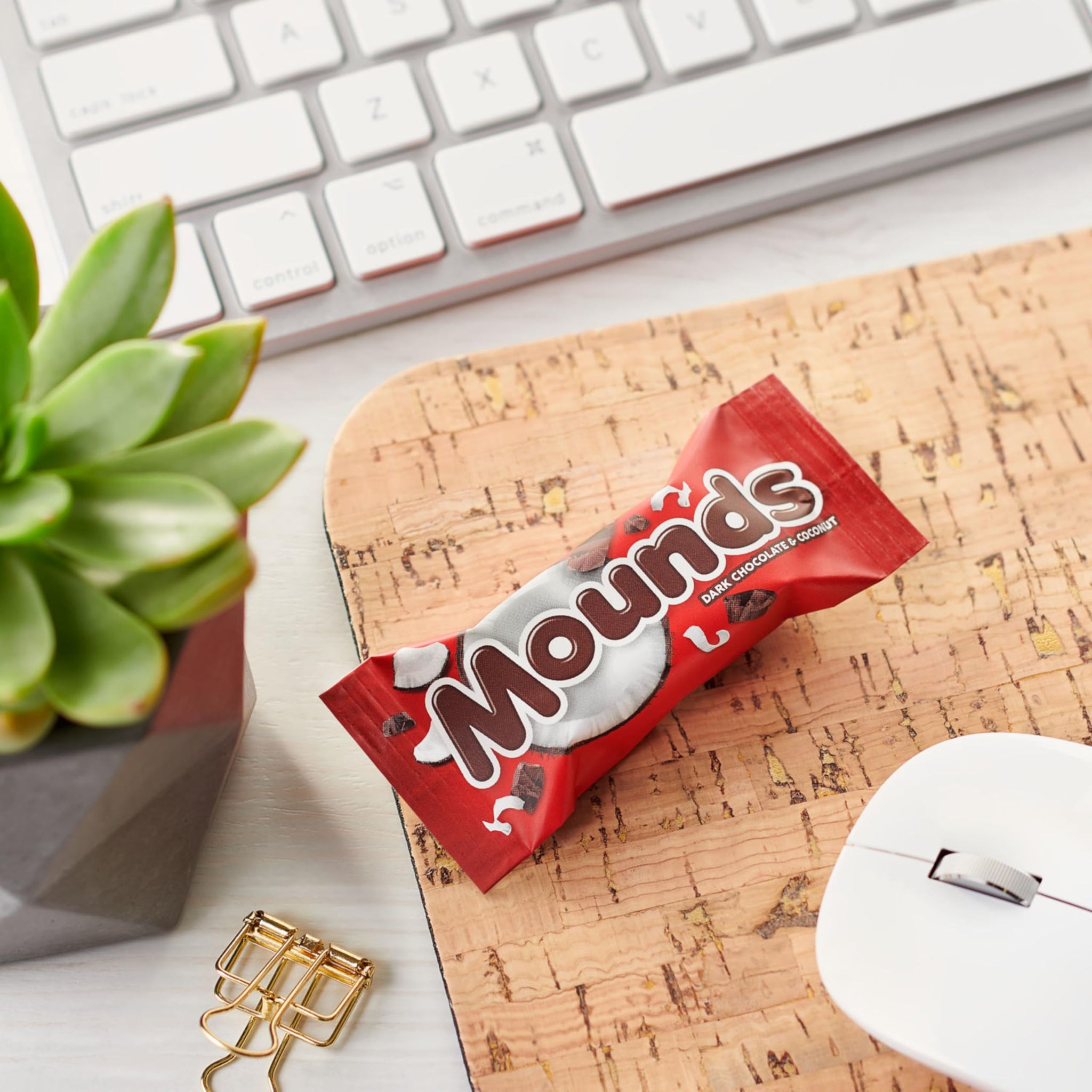 MOUNDS Coconut and Dark Chocolatey Snack Size, Candy Bars, 0.6 oz (8 Count)
