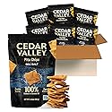 Cedar Valley Pita Chips Sea Salt | 180g (Pack of 6) | Seed Oil Free, Cooked in 100% Coconut Oil | Crisp, Golden & Flaky | No Preservatives, Non-GMO