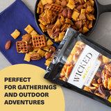 Wicked Mix Snack Mix with Mixed Nuts - Sweet and Salty Snacks Trail Mix Snack Packs with Almonds, Cashews, Pretzels, Pecans - Healthy Snacks Zero
