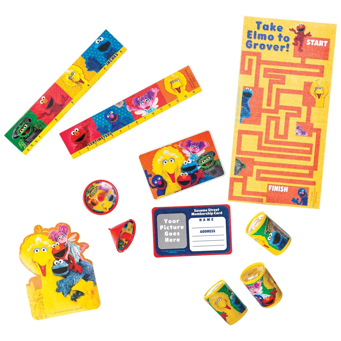 Everyday Sesame Street Mega Mix Value Pack - 11 1/2" x 9" | Multicolor | 48 Pcs.