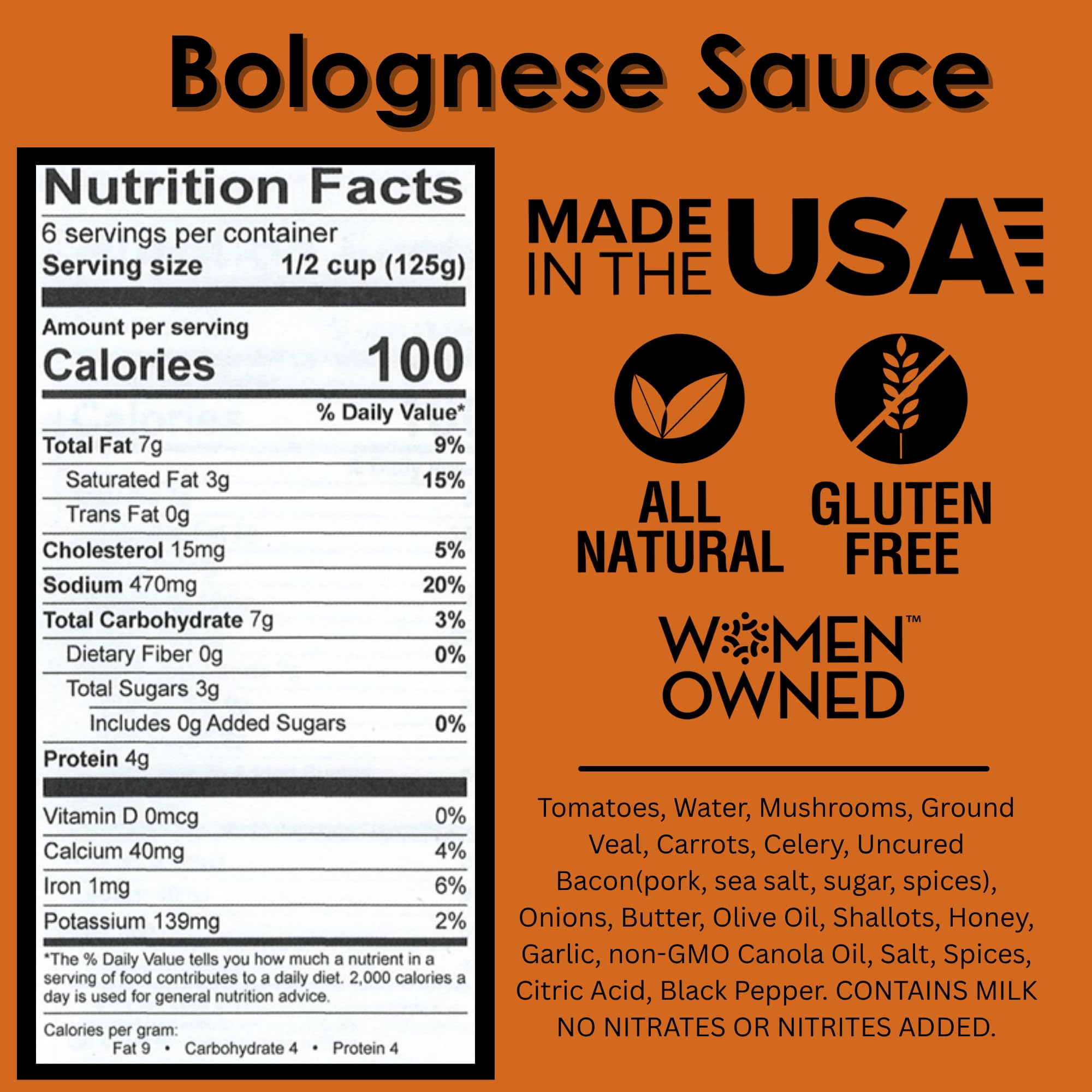Pirro's Bolognese, All Natural Sauce, 24 Ounce (Pack of 6)