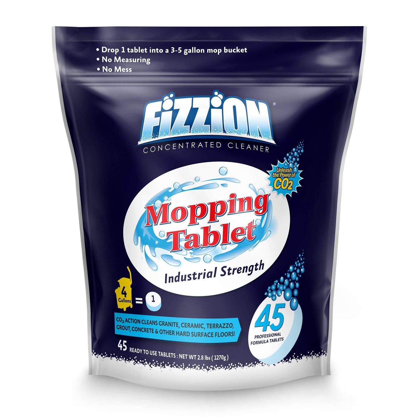 Fizzion Industrial Strength Drop and Mop (45 Tablets)