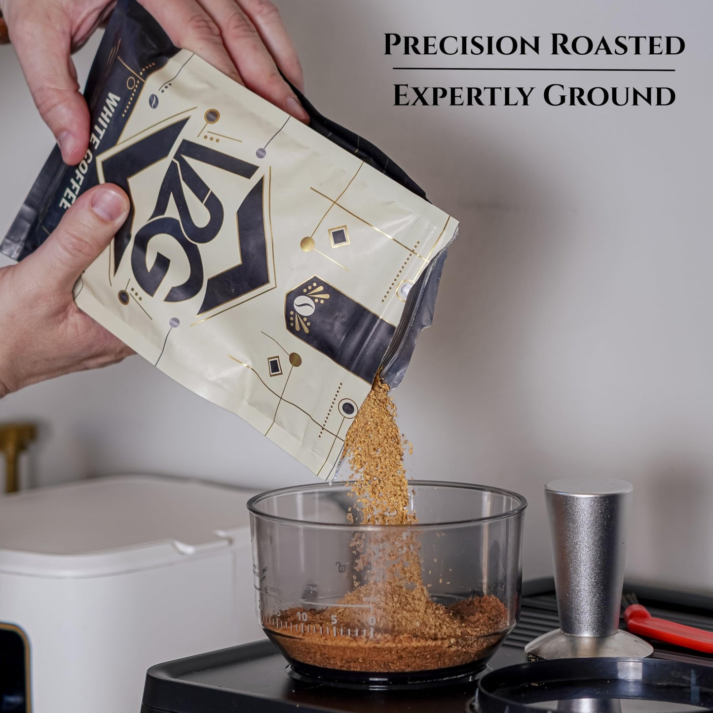 High Caffeine White Coffee-Smooth, Low Acidity, Versatile Flavor Profile, Single Origin, Artisan Roasted Arabica Beans