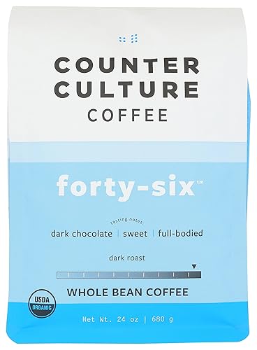 Counter Culture Coffee Organic Forty Six Blend Whole Bean Coffee, 24 OZ