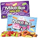 Mike and Ike Ice Cream Truck and Thrill Ride Mix Theatre Boxes, Assorted Chewy Candies, Movie Night Treats, 4.25 Ounces (Pack of 2)