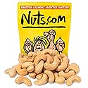 Nuts.com - Roasted Cashews (Lightly Salted) - Creamy & Savory Flavor, Healthy Snack for Adults & Kids, Good Source of Protein, Fiber, Calcium, Iron