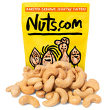 Nuts.com - Roasted Cashews (Lightly Salted) - Creamy & Savory Flavor, Healthy Snack for Adults & Kids, Good Source of Protein, Fiber, Calcium, Iron
