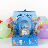 Happy Birthday Bloom Box by Send A Cake with 4 Individually Wrapped Gourmet Cookies (Lemon, Peanut Butter, Chocolate Chip, Oatmeal) - Ready to Gift