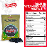 Shirakiku Cut Wakame Dried Seaweed - Dry Seaweed, Sea Kelp - Fresh Vegetables and Seaweed Chips for Miso Soup, Ramen, and Sushi - Pre-Cut, Resealable