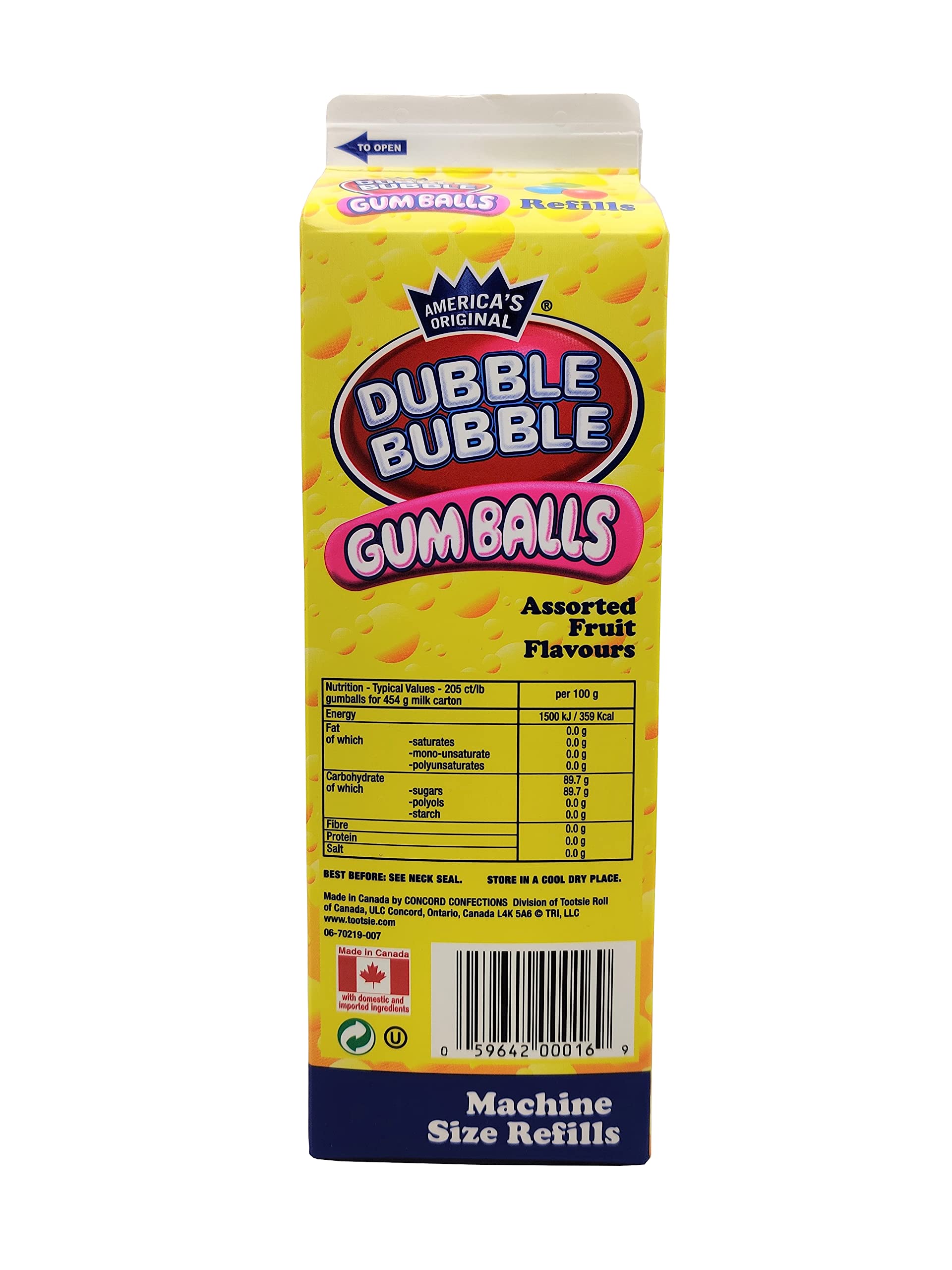 Dubble Bubble Gumballs, 20oz Carton (1)