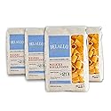 DeLallo Mezzi Rigatoni Pasta, Made with Only 100% Durum Wheat Semolina, Bronze Cut, Made in Italy, All Natural, Non-GMO, 4 Pack