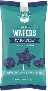 Make'n Mold Vanilla-Flavored Melting Candy Wafers Dark Blue, 12 Ounce