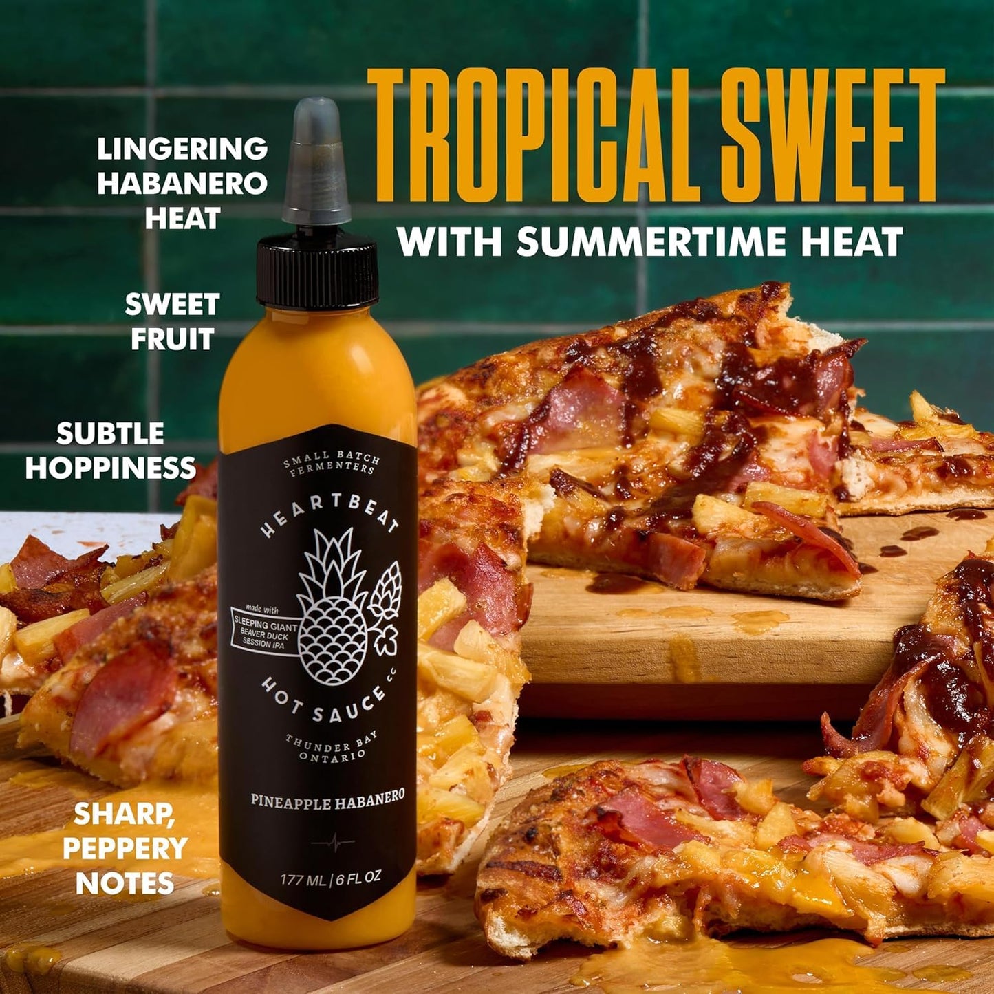 Heartbeat Hot Sauce Co. | Pineapple Habanero, 6 oz. 3 pack
