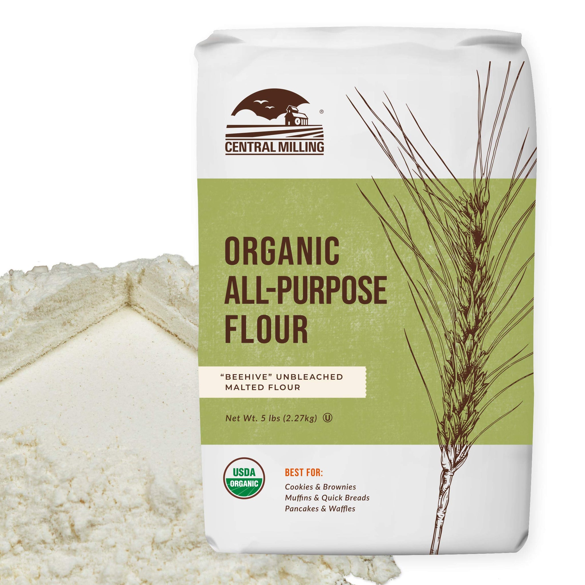 100% Organic All-Purpose Flour - Flour for Baking - 5 Pounds