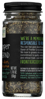 Frontier, Coarse Grind Black Pepper, 1.76 Ounce