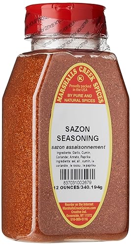 Marshall’s Creek Spices Sazon Seasoning, No Msg, 12 Ounce