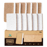 Isshah Plant-Based Kitchen Sponges - Natural, Eco-Friendly, Biodegradable Sisal Hemp Sponges for Dishes, Cleaning Sponge for Kitchen, Bathroom