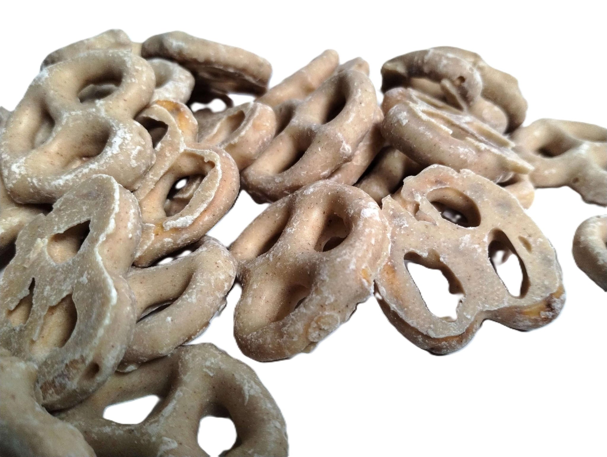Cinnamon Yogurt Covered Pretzels - 1 lb Resealable Bag | Sweet & Spiced Crunchy Snack | Gourmet Yogurt Pretzel Treats | Perfect for Gifting, Parties