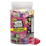 Now and Later Giant Chewy Original Mix Candy, Mixed Fruit Chew Candy, 38 Ounce Tub