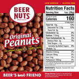 BEER NUTS The Nuts Nutstack Trio - Original Peanuts, Cashews and Mixed Nuts - Travel Size Sweet & Salty Bar Nuts - Gluten Free, Kosher, Low Sodium