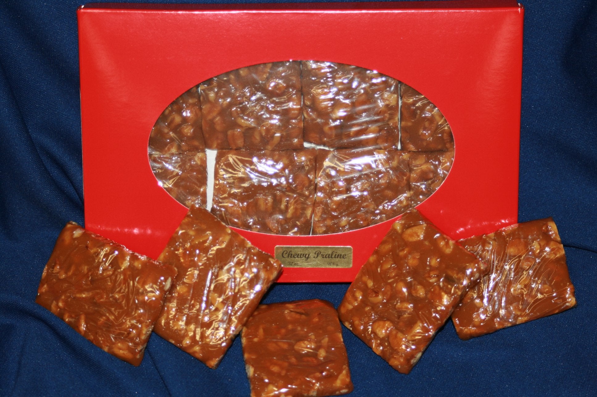 Chewy Pralines Gift Box (2 Pounds)