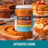 Jeynuuss Dulce de Leche Caramel Spread 2.5 LB (40 oz) - Repostero Thick Arequipe Cajeta for Cake Filling, Pastry & Piping Bag - Bake Stable, No Palm