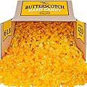 A Great Surprise Butterscotch Hard Candy - 6 Pounds - Individually Wrapped Butter Scotch Buttons Candies - Bulk Yellow Treats For Candy Buffet
