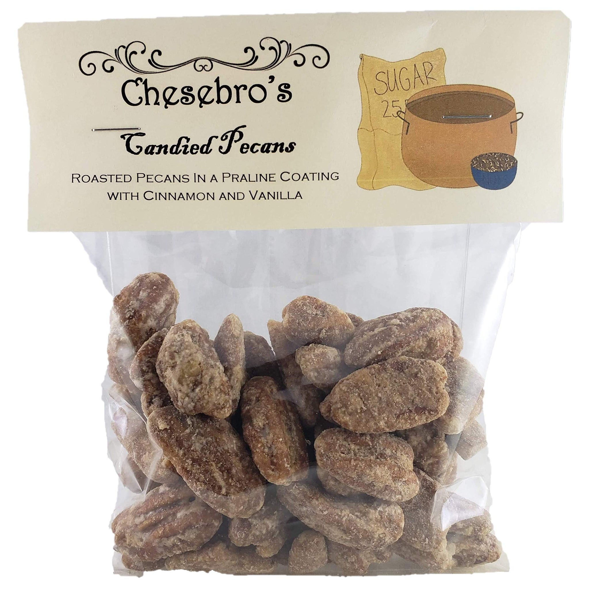 Sugar Frosted Praline Pecans