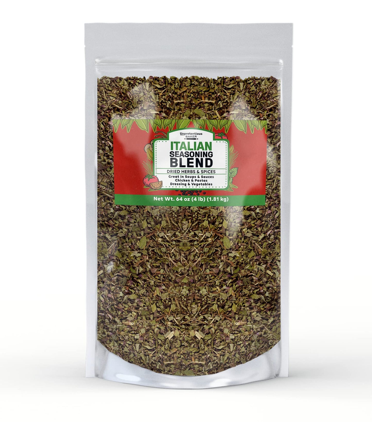Unpretentious Italian Seasoning, Great in Soups & Sauces, Delicious Seasoning Blend (64 Ounce)