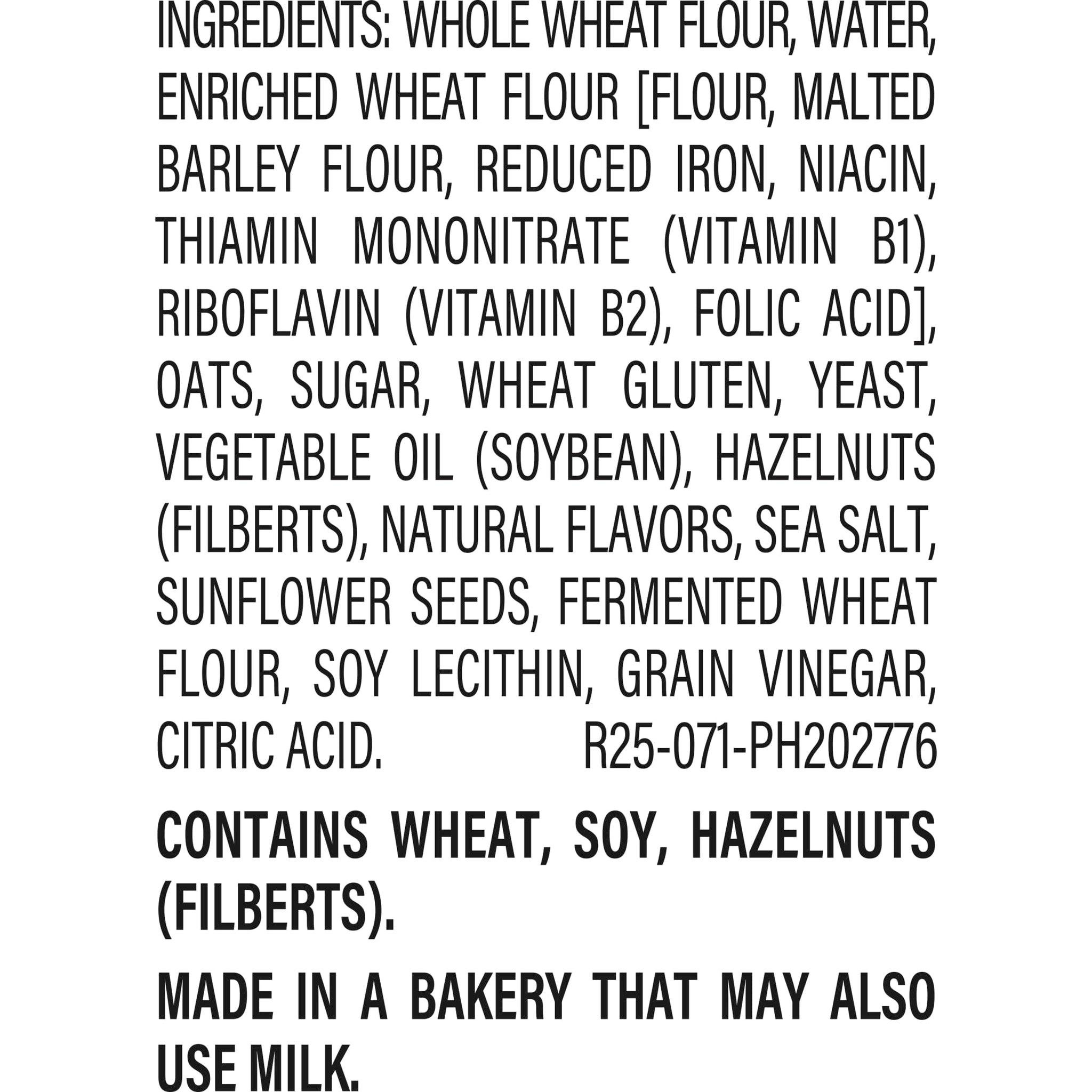 Arnold Whole Grains Oatnut Bread, Bread Free From Artificial Colors, Flavors and Preservatives, 24 oz Loaf