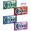Orbit Gum Variety Pack - Assorted Gum Pack of 4 Flavors - Peppermint, Spearmint, Strawberry, and Bubblemint - Classic Chewing Gum Flavors - Bundle