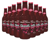 Stewart's Wishniak Black Cherry Soda, 12 fl oz (12 Glass Bottles)