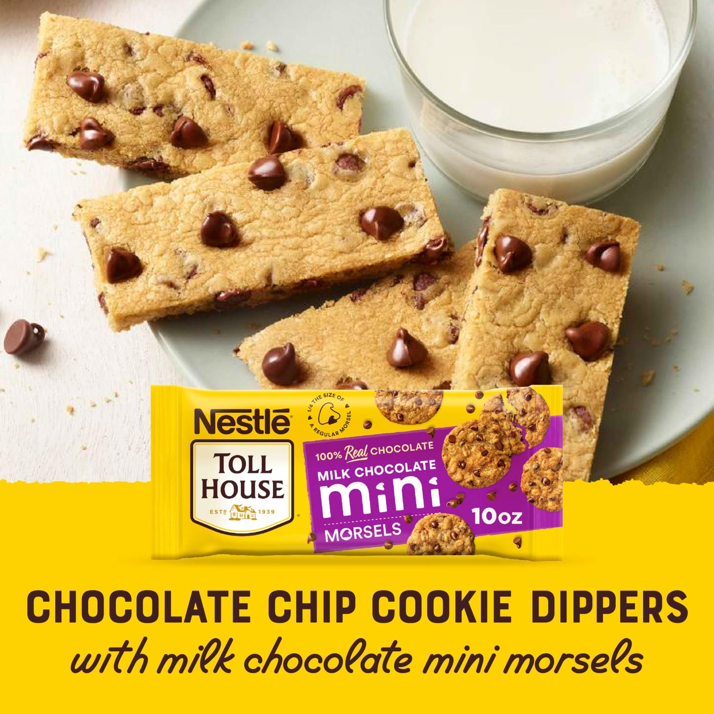 Nestle Toll House Milk Chocolate Mini Morsels, Mini Baking Chips, Melting Chocolate, Gluten Free