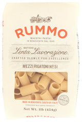 Rummo, Rigatoni Mezzi, 16 Ounce