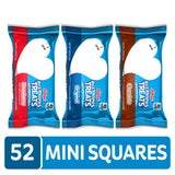 Rice Krispies Treats Mini Crispy Marshmallow Squares, Kids Snacks Box, Cereal Bars, Variety Pack (52 Bars)
