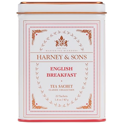 Harney & Sons Black Tea, English Breakfast, 20 Sachets