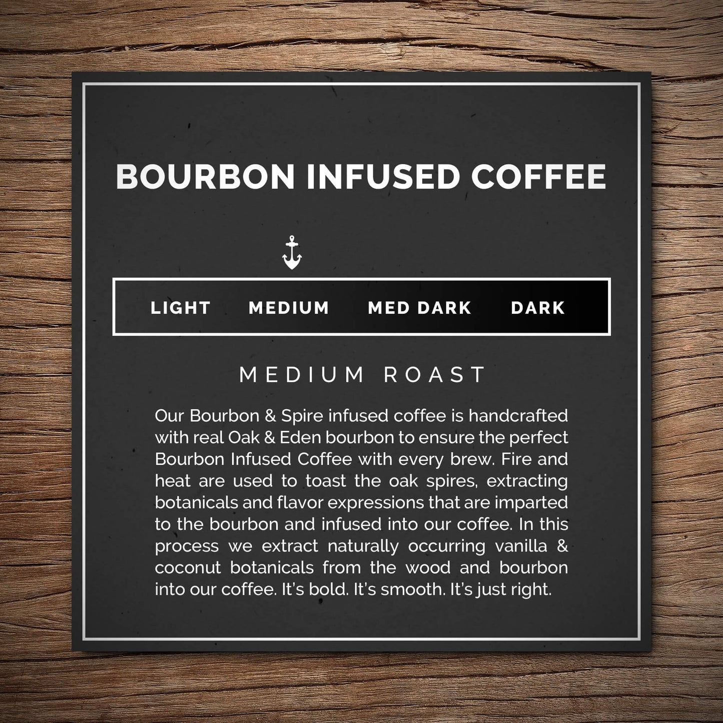 Oak & Eden Bourbon Infused Coffee 12 ct pods