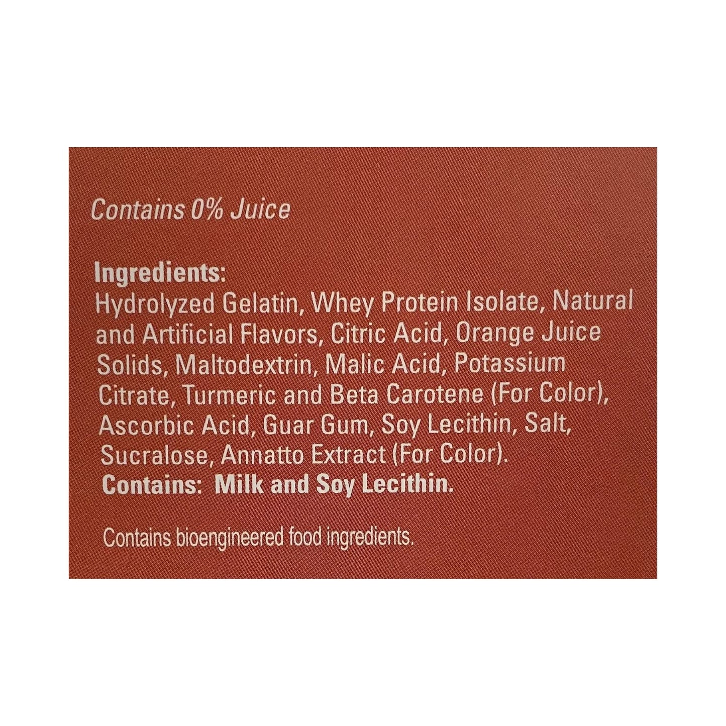 Nutmeg State Nutrition - Fruit Drink - High Protein, Low Calorie, Low Carb, Low Sugar, Fat Free, Loaded with Vitamins, 7 Servings Per Box (Orange, 3