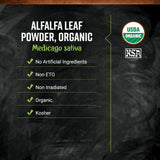 Frontier Co-op Organic Alfalfa Leaf Powder, 1-pound Bulk Bag, Rich in Vitamins & Minerals, Key for Wellness Teas, Vegan