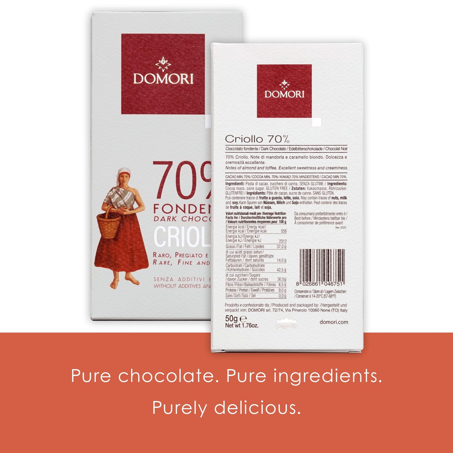 Domori - Criollo Blend Chocolate Bundles (70%, 3 Pack)